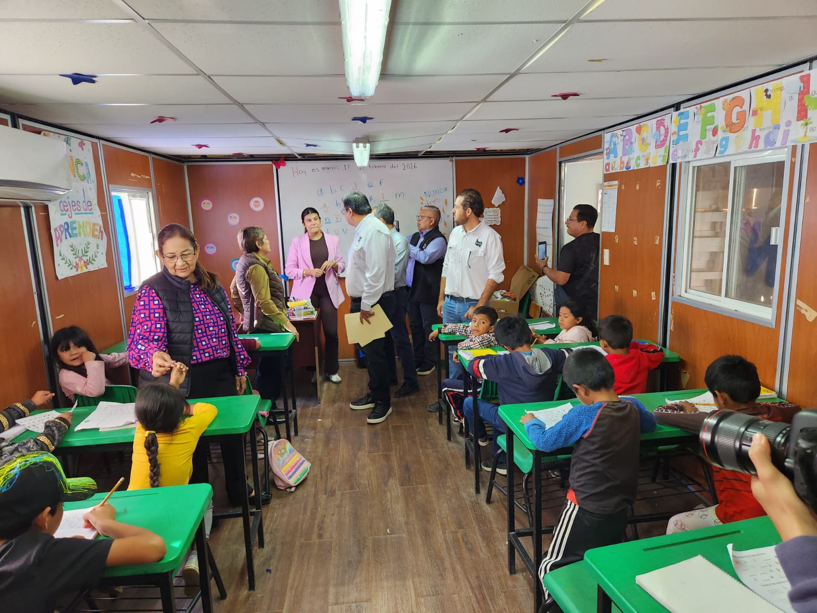 Entrega la AARSP cheque para renta del CAI de hijos de jornaleros en Ruiz Cortines