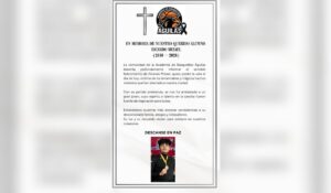 Esquela de la Academia de Basquetbol Águilas