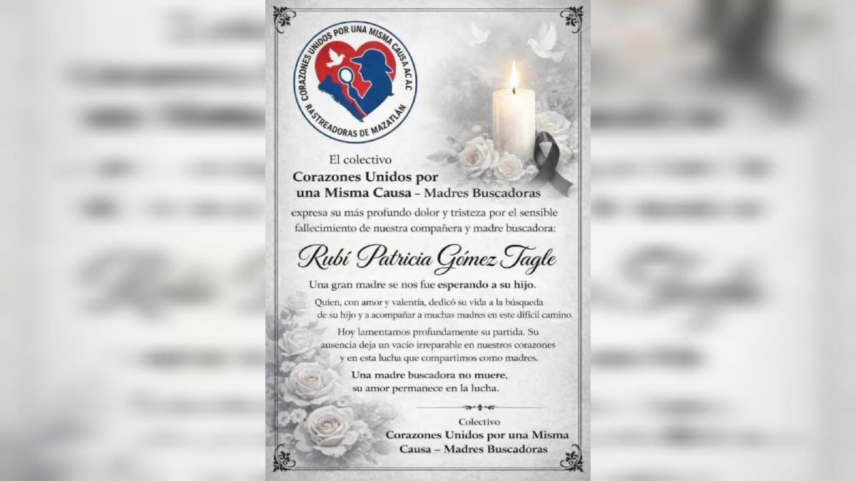 esquela de rubi patricia asesinada en mazatlan