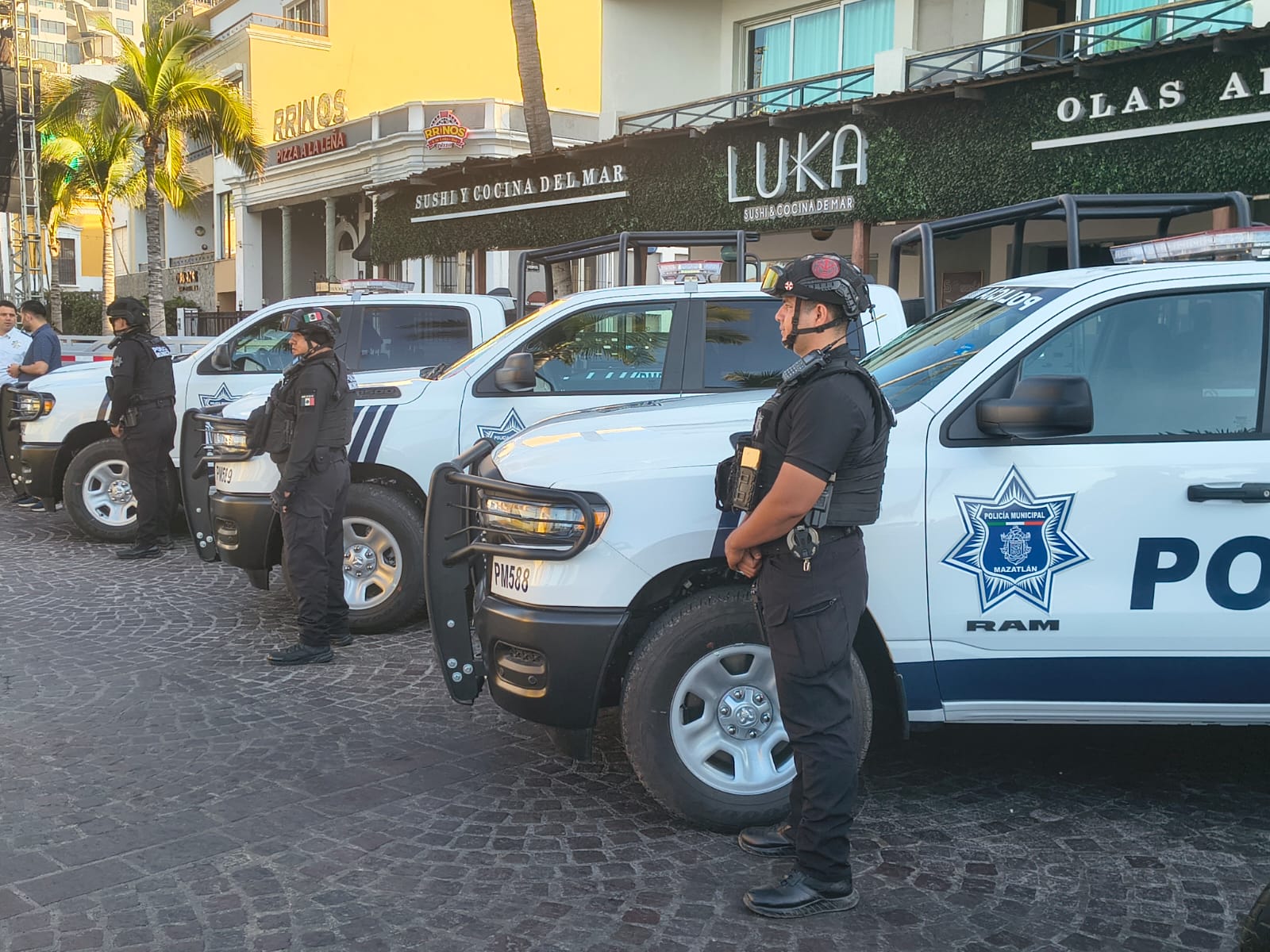 Entrega de equipamiento a la Secretaría de Seguridad Pública Municipal de Mazatlán