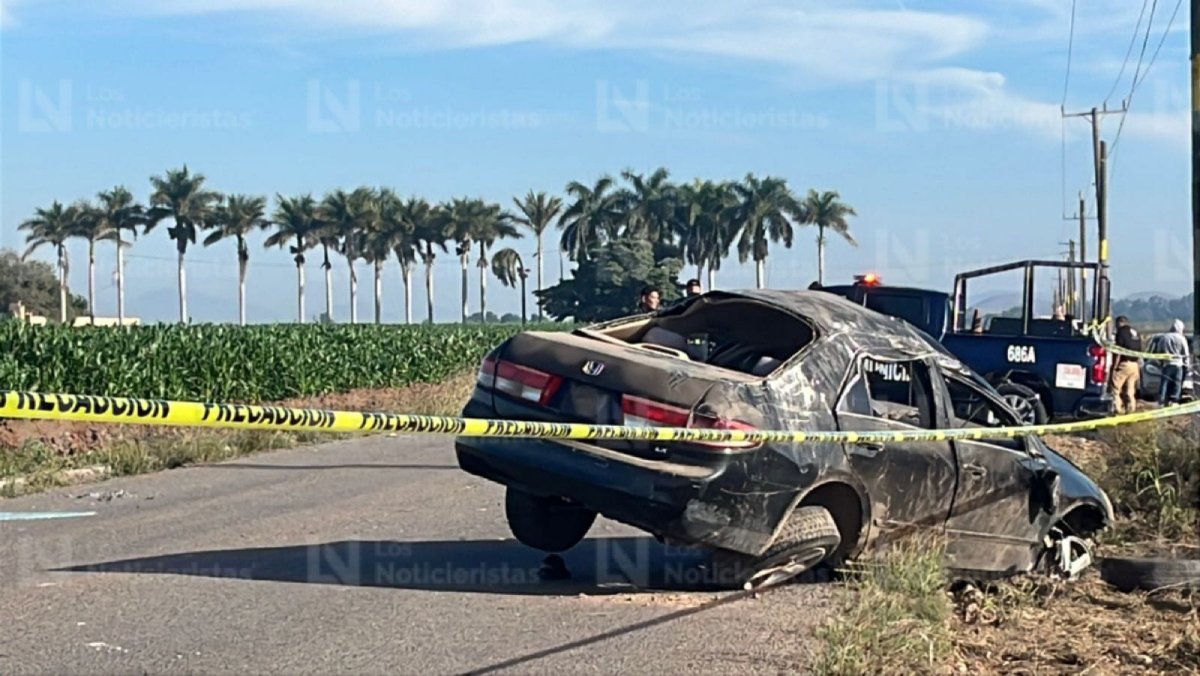 estudiantes de la uas en el batamote sufren accidente honda
