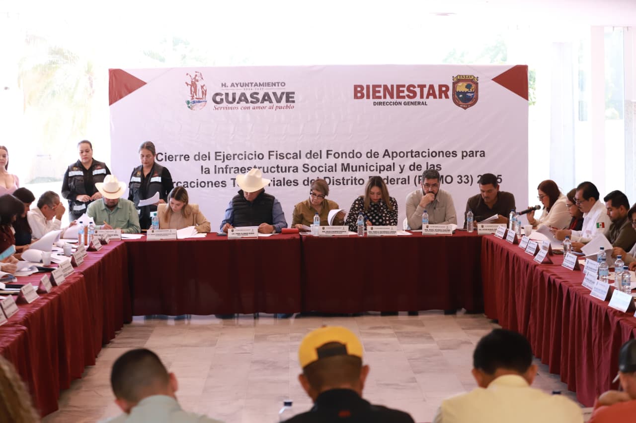 El FAIS-Ramo 33 2025 cierra con presupuesto de 110 mdp, en Guasave