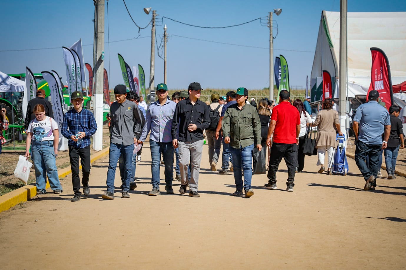 Maquinaria agrícola en la Expo Agro Sinaloa 2026