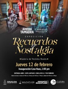Exposición de vestuario real del Carnaval de Mazatlán