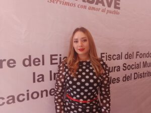 Fabiola Escárrega Loredo, directora general de Bienestar