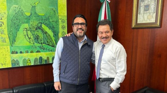 Alcalde de Culiacán se reúne con Ignacio Mier en el Senado; lo califica como aliado de la capital sinaloense