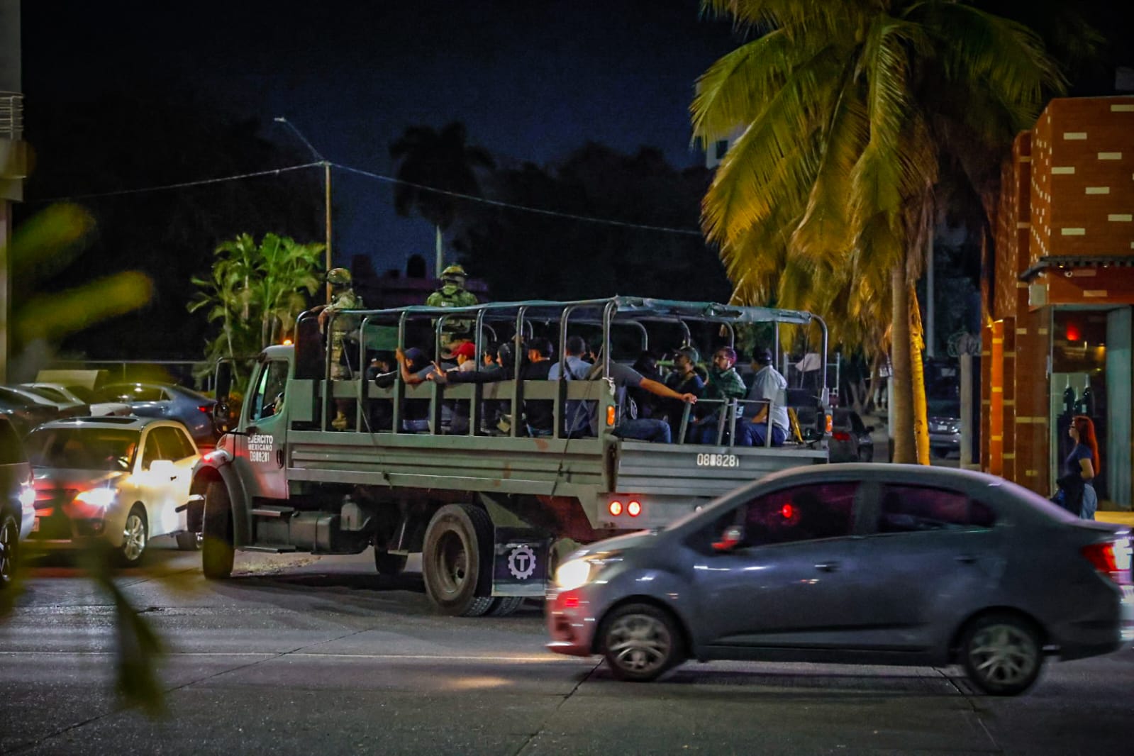 Ejército despliega operativo en alrededores del hotel donde se hospeda Claudia Sheinbaum, en Culiacán