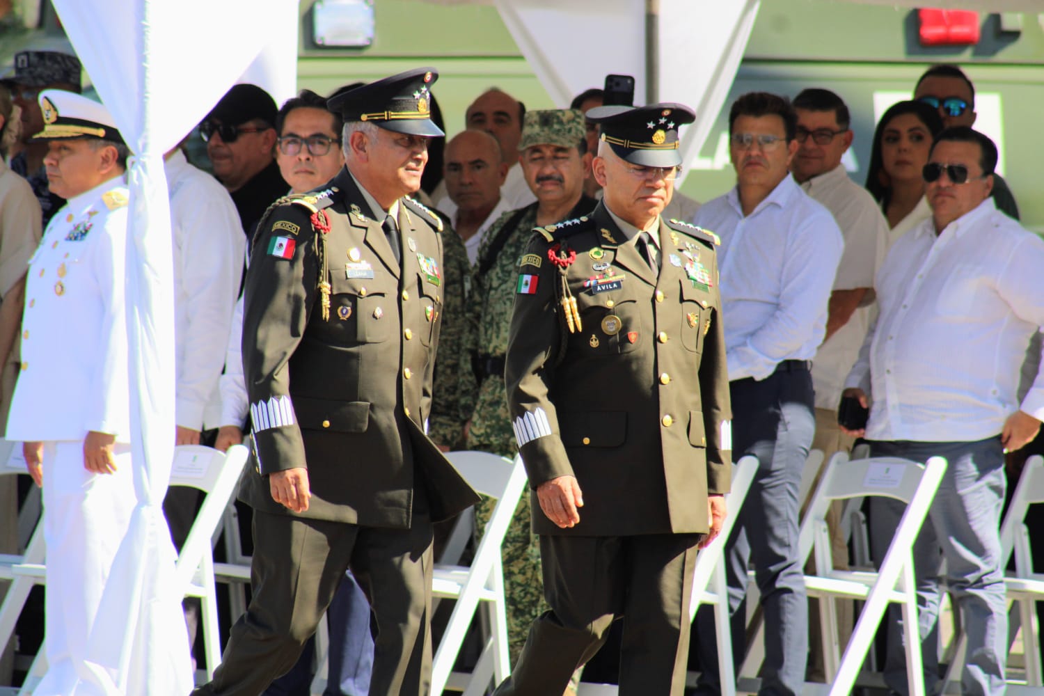 Héctor Ávila Alcocer rinde protesta como comandante de la Tercera Región Militar en Mazatlán