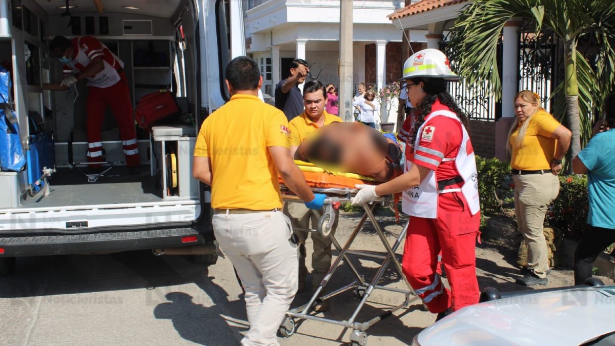 hombre electrocutado en mazatlan elementos