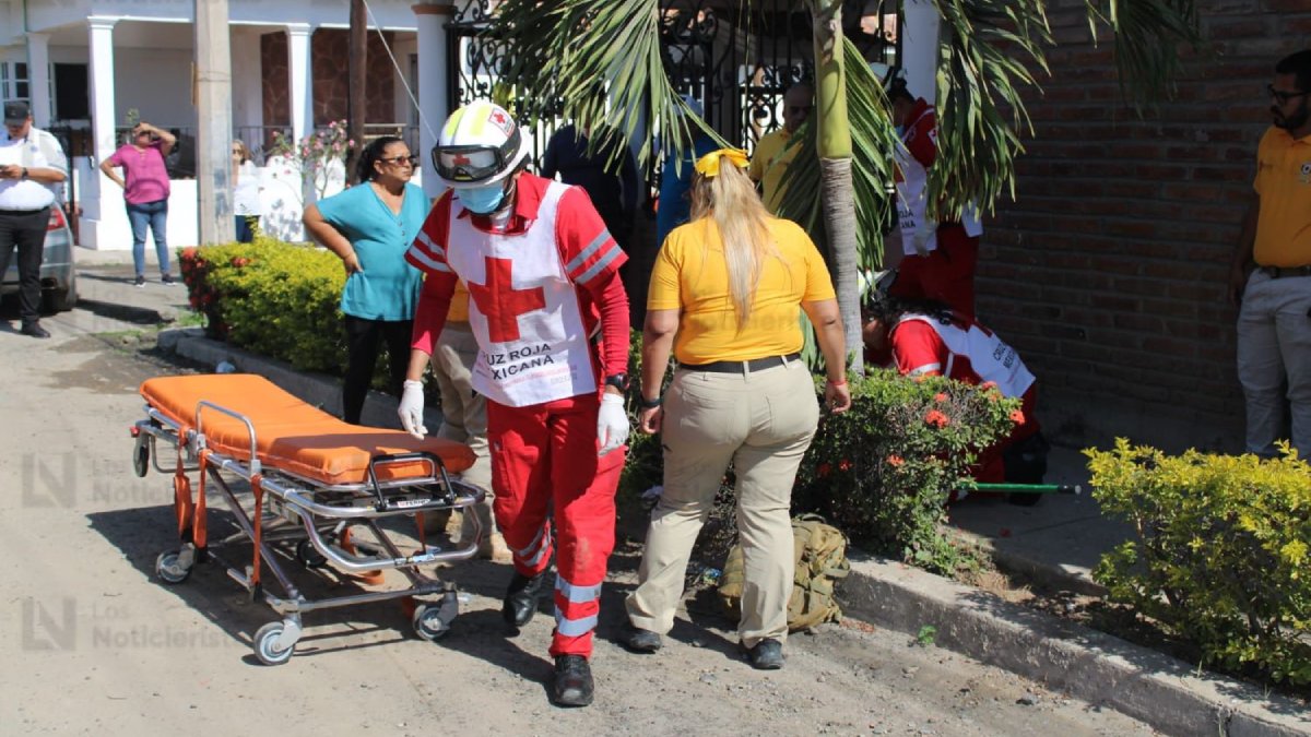 hombre electrocutado en mazatlan paramedicos