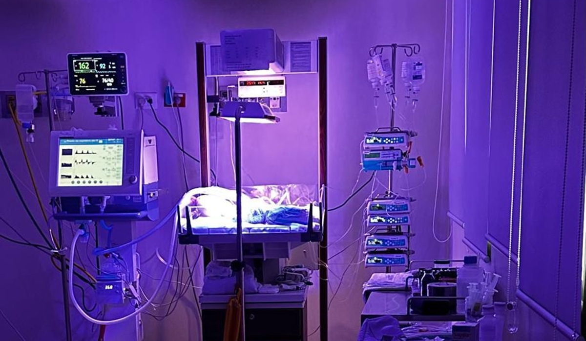 Área de Maternidad del Hospital Médica de la Ciudad en Mazatlán
