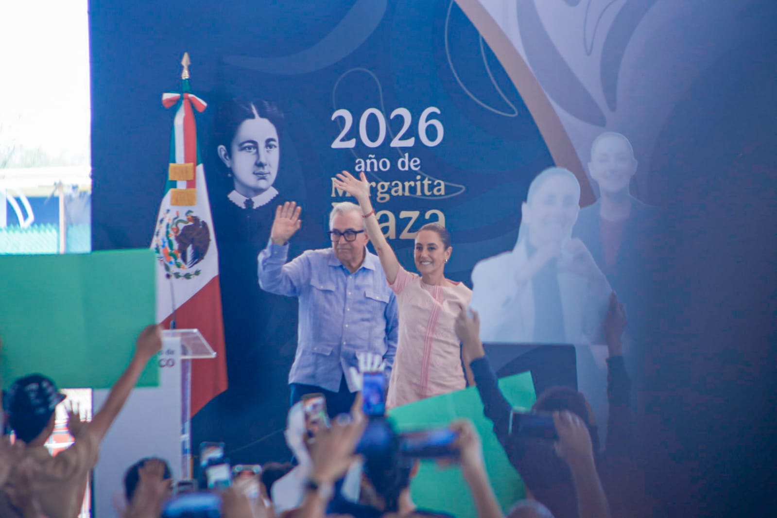 Claudia Sheinbaum Pardo y Rubén Rocha Moya