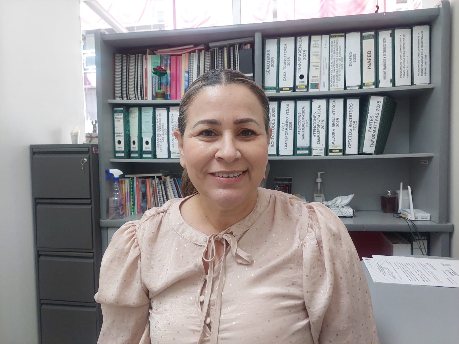 Directora de Immujeres de Salvador Alvarado, Mirna Camacho.