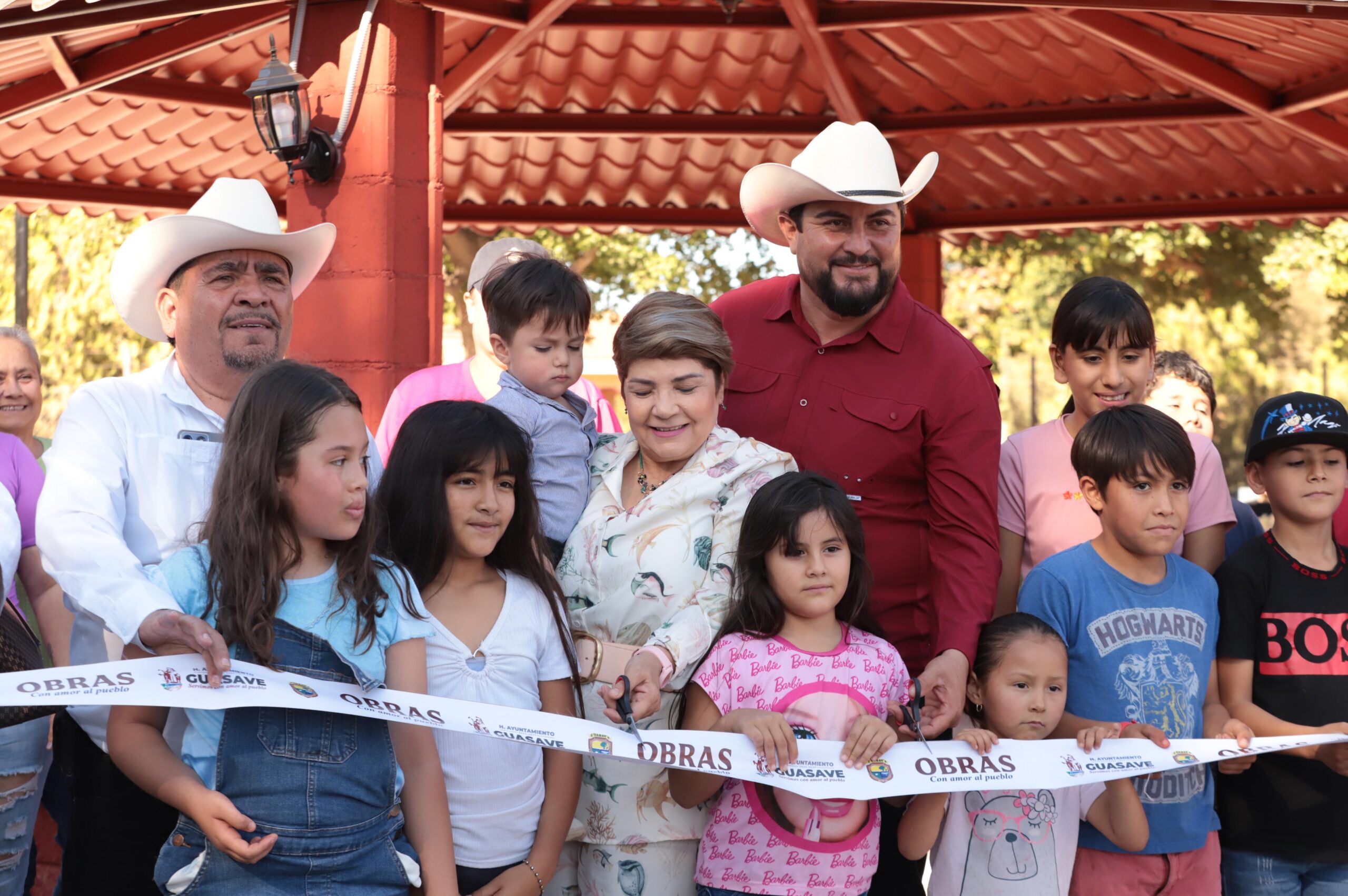 Inauguran parque en Agua Blanca, Guasave, Sinaloa