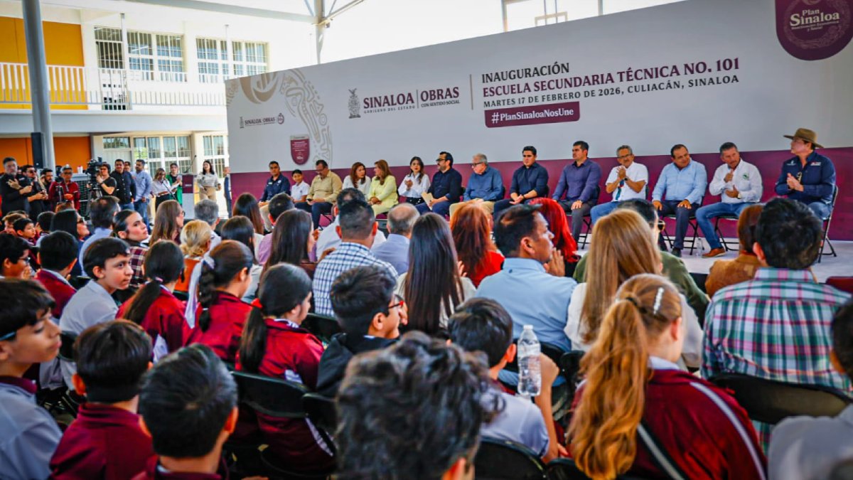 inauguran secundaria tecnica 101 en culiacan sin