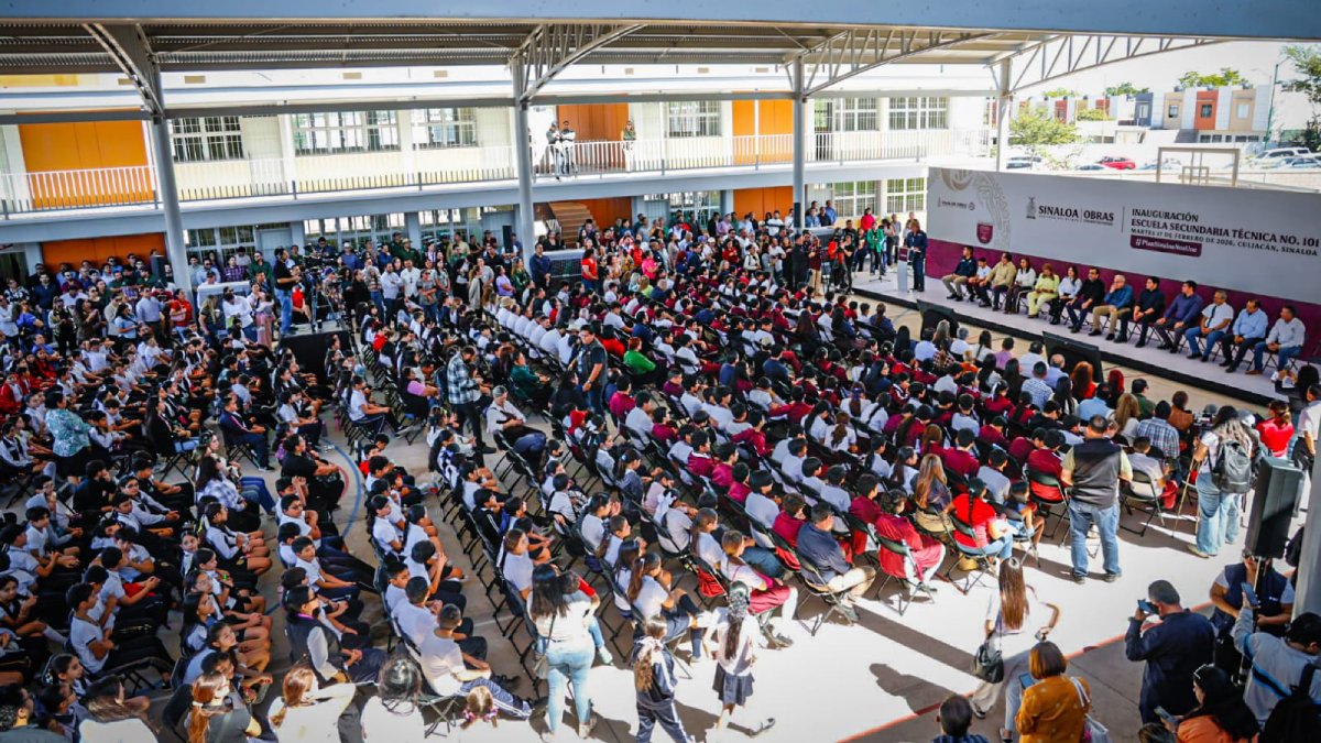 inauguran secundaria tecnica 101 en culiacan sinaloa evento