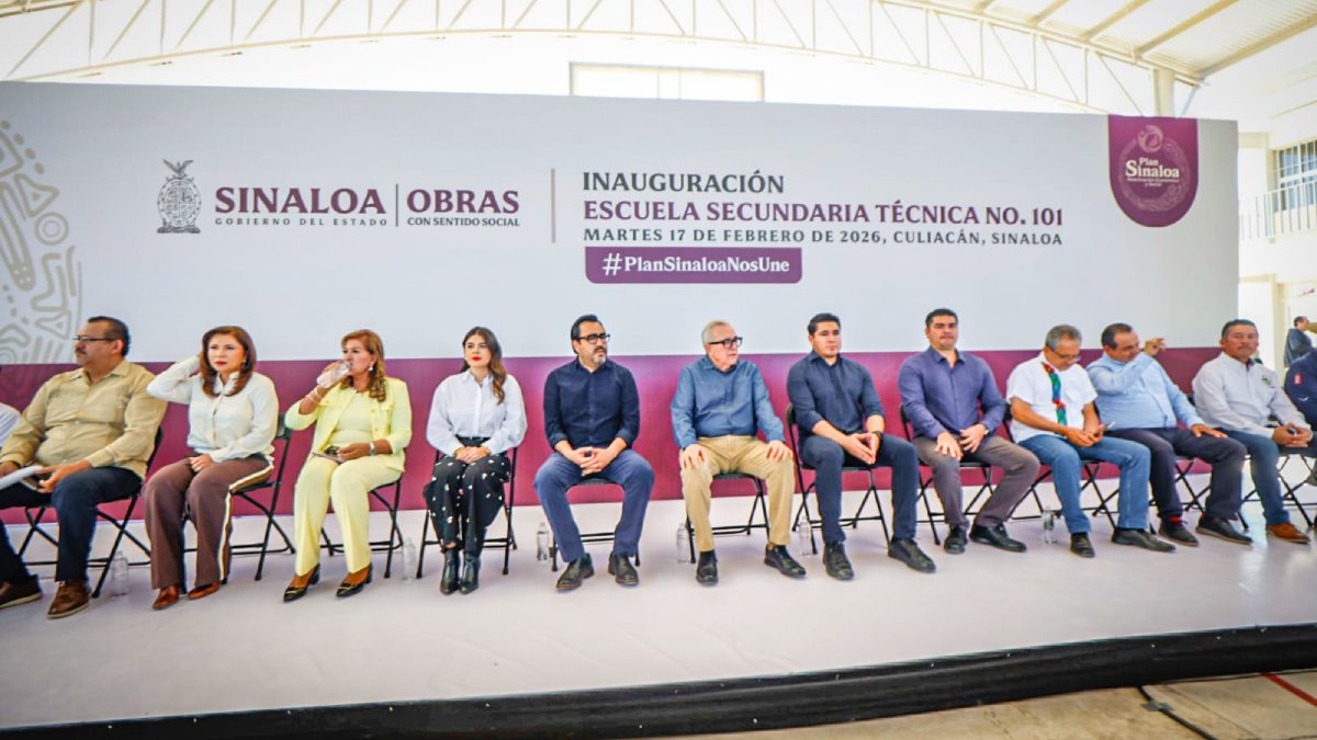 inauguran secundaria tecnica 101 en culiacan sinaloa funcinarios
