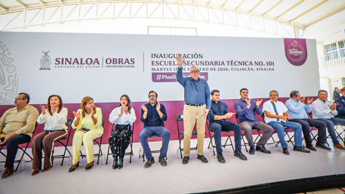 inauguran secundaria tecnica 101 en culiacan sinaloa rocha moya