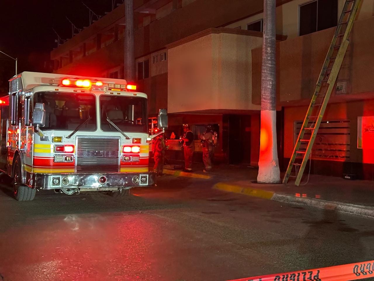 Incendio en hotel de Los Mochis
