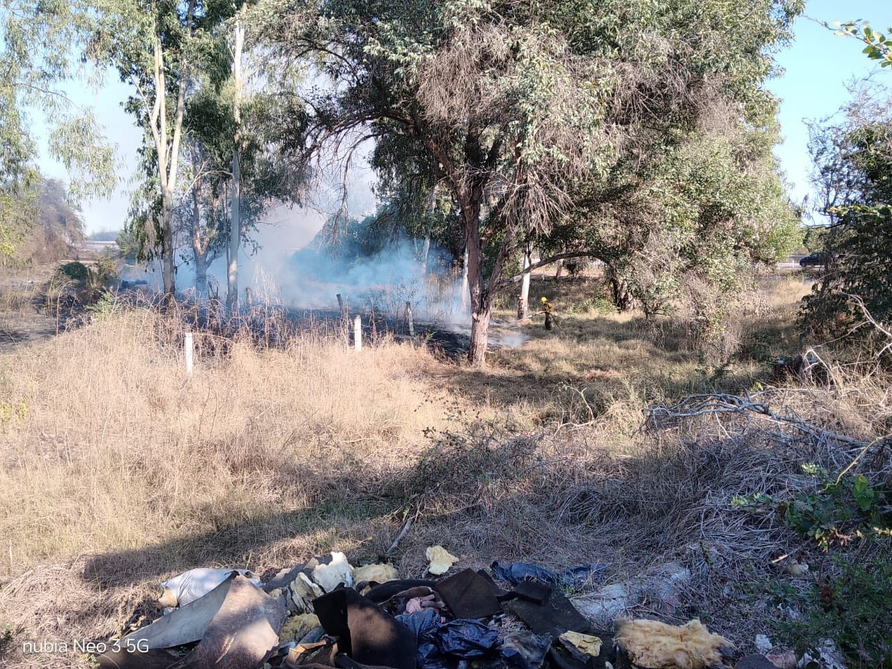 Incendio en baldío de Mazatlán, Sinaloa