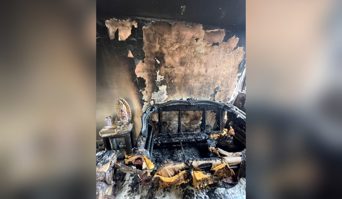 Incendio de vivienda en Los Mochis, Sinaloa