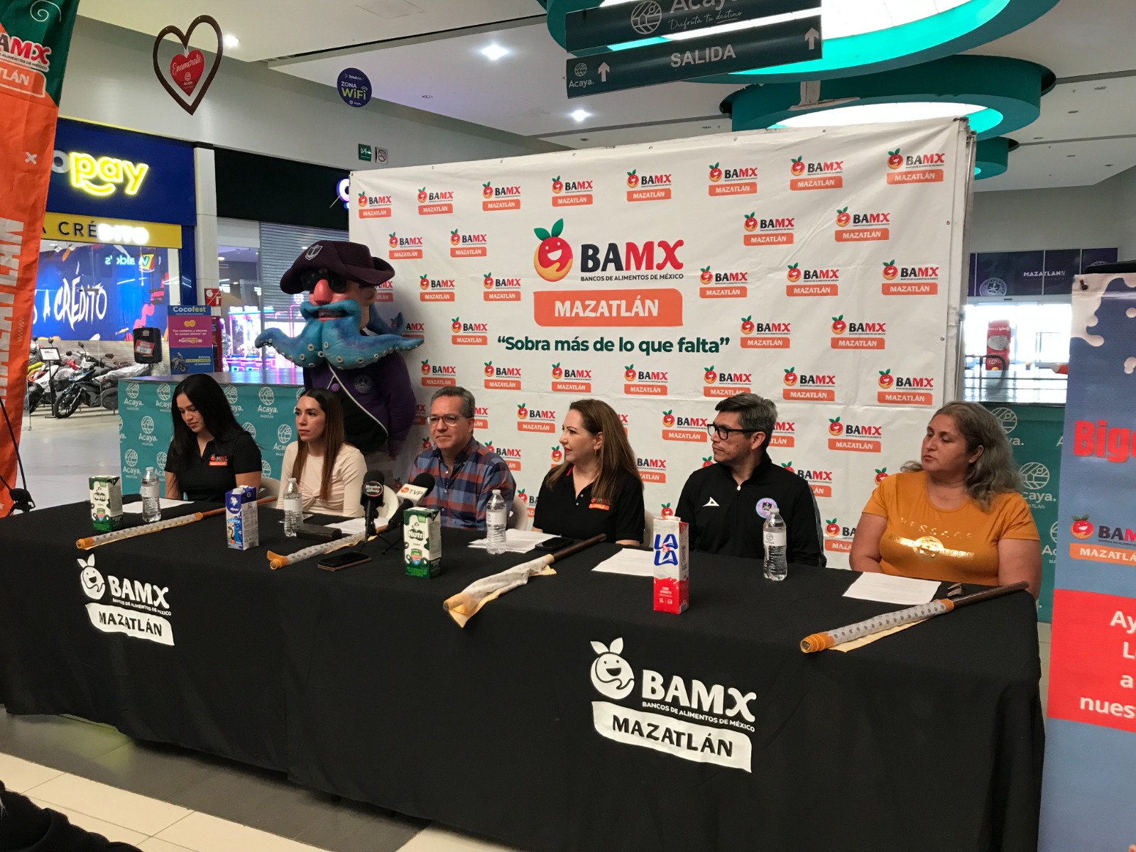 Inicia campaña Bigotes de Leche de Banco de Alimentos Mazatlán