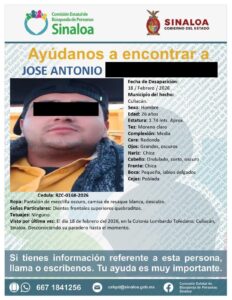 José Antonio fue localizado sin vida en Culiacán