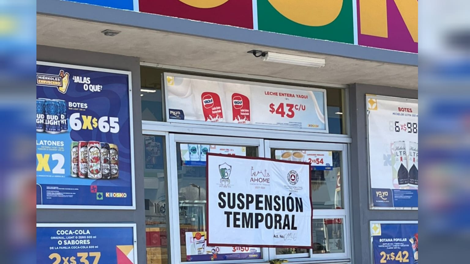 Clausuran Kiosko donde madre e hijo murieron en el ejido México