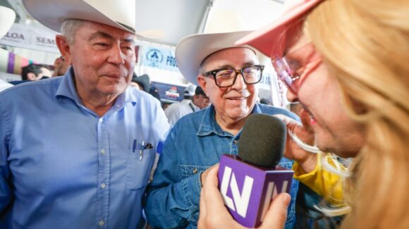 “Es todo un éxito y va empezando”: Rocha en el stand de Los Noticieristas en la Expo Agro Sinaloa 2026