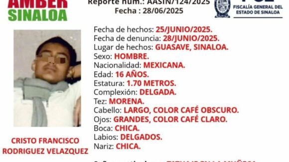 Localizan sano y salvo a Francisco, menor con Alerta Amber en Guasave, Sinaloa