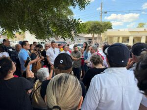 Manifestación en el ejido 9 de diciembre, Ahome