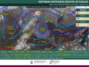 Mapa clima 8 de enero