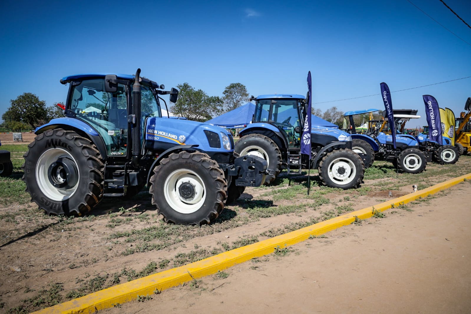 Maquinaria agrícola en la Expo Agro Sinaloa 2026