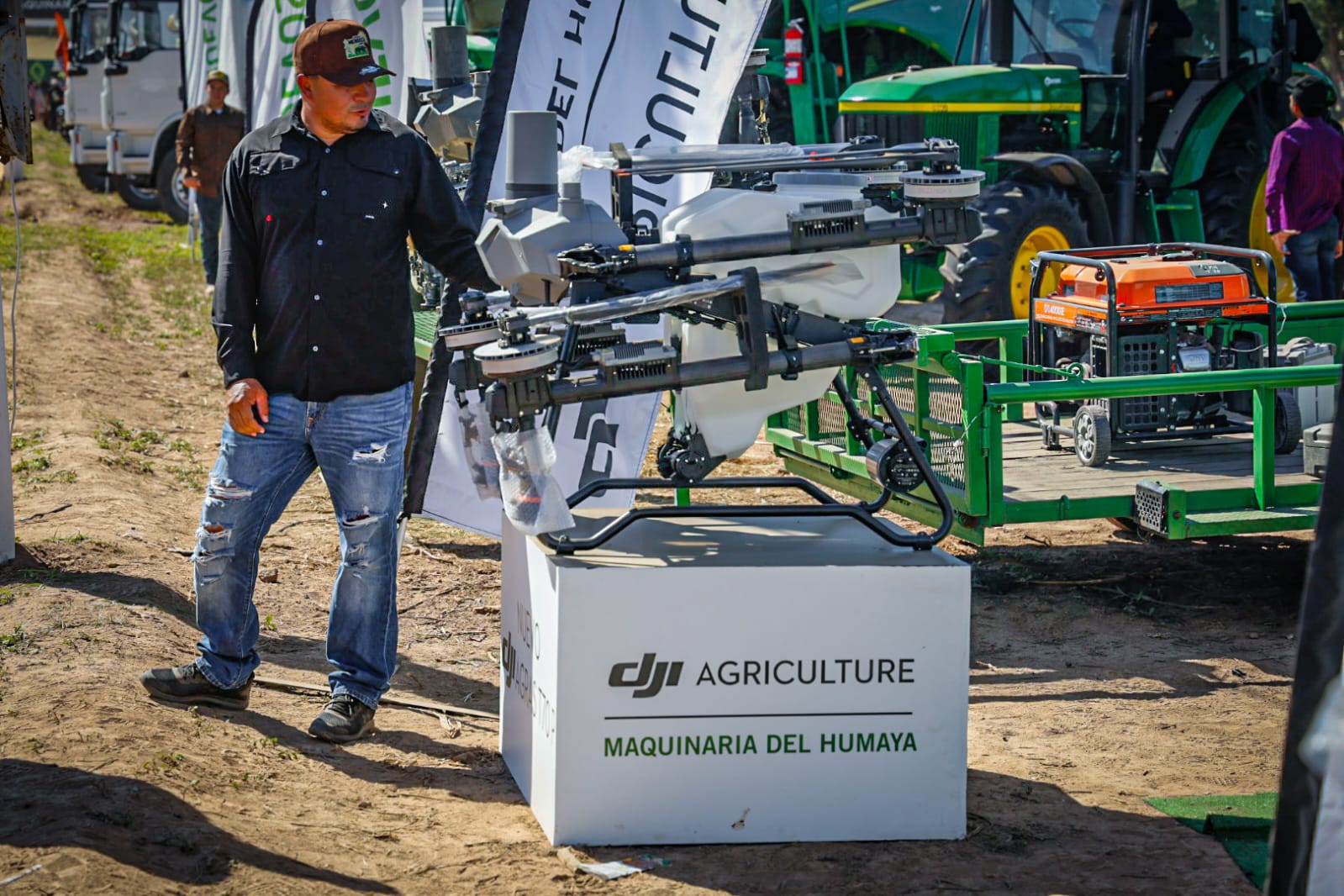 Maquinaria agrícola en la Expo Agro Sinaloa 2026