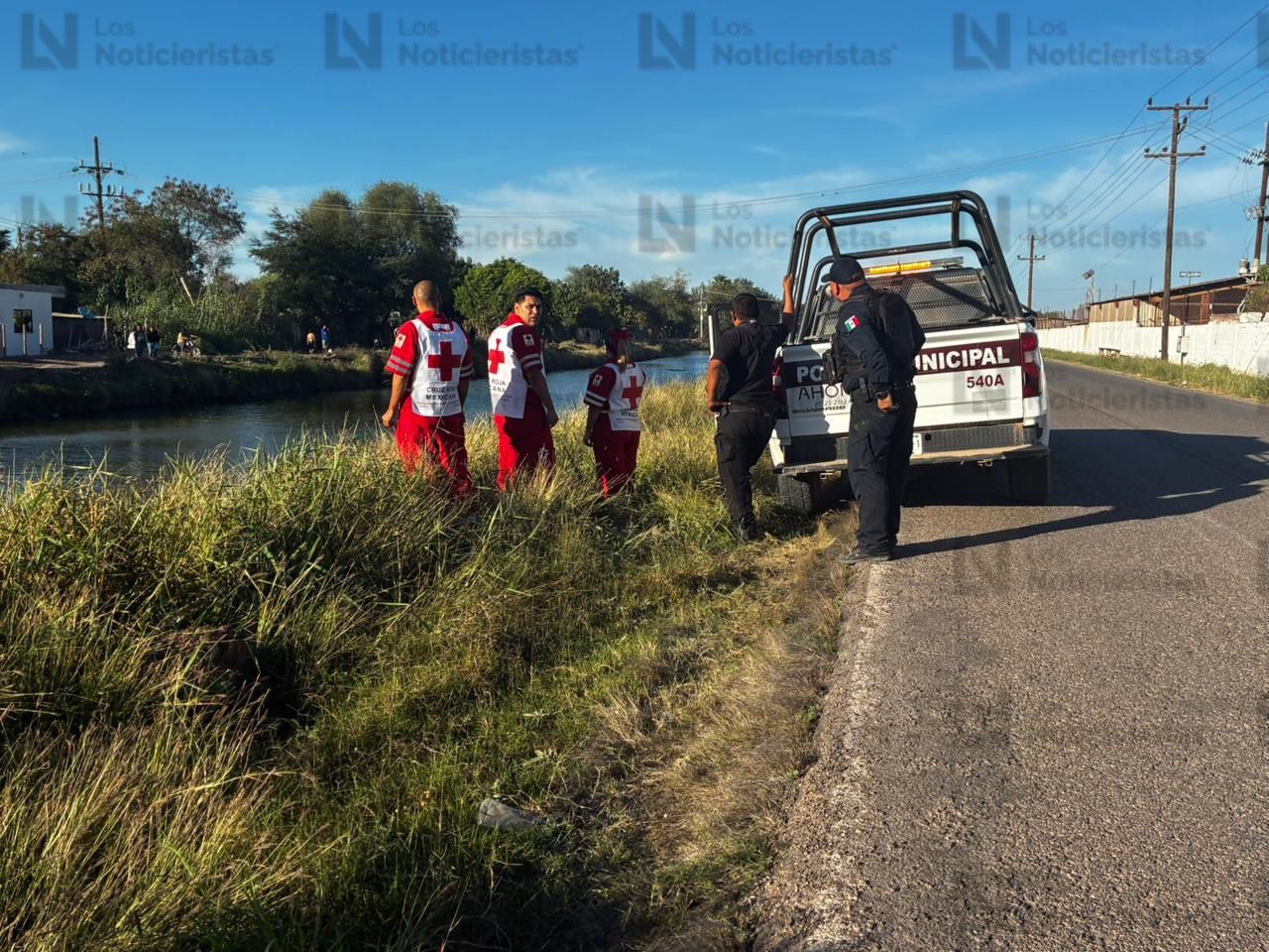 Menor muere tras caer al canal Lateral 18, en Ahome, Sin.