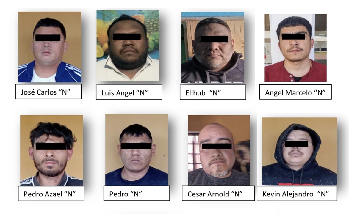 Miembros del Cártel del Golfo detenidos en Tamaulipas