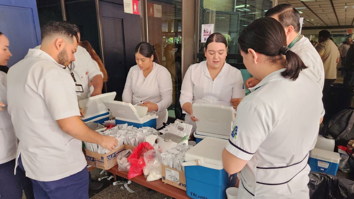 modulo de vacunacion contra el sarampion en culiacan personal