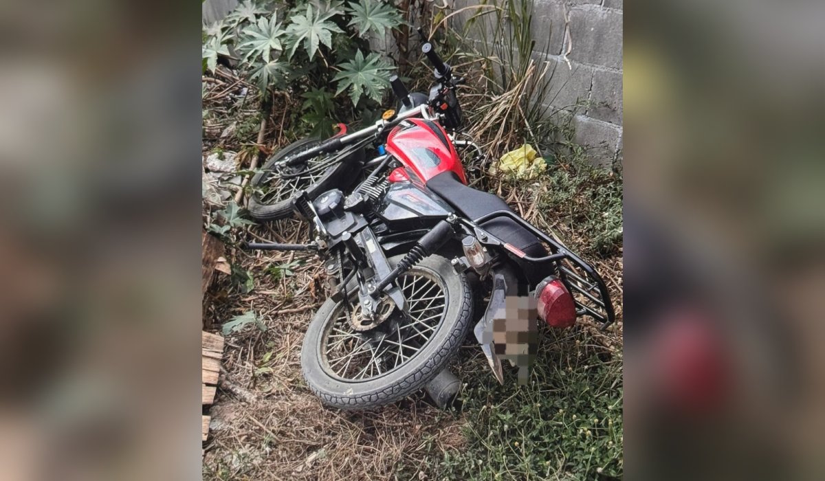 Moto asegurada en Mazatlán, Sinaloa