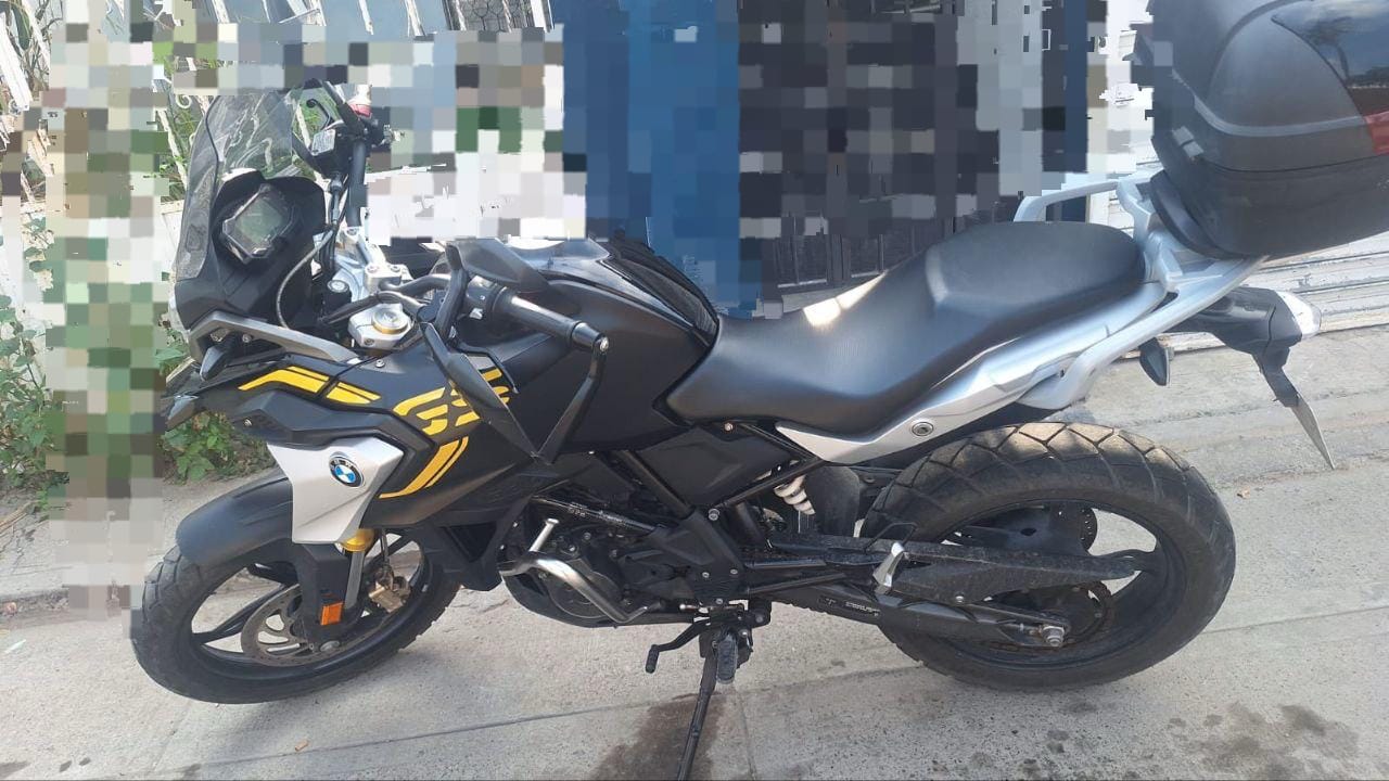 Moto asegurada en Mazatlán, Sinaloa