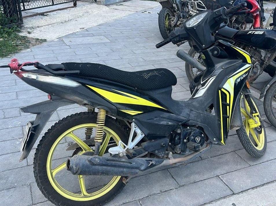 Motocicleta asegurada en Mazatlán, Sinaloa