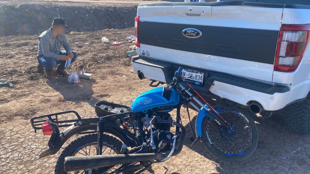 motociclista lesionado en el ejido benito juarez ahome sin