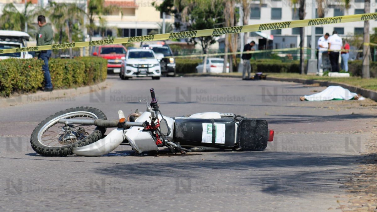 motociclista muere tras derrapar en bulevar la marina en mazatla