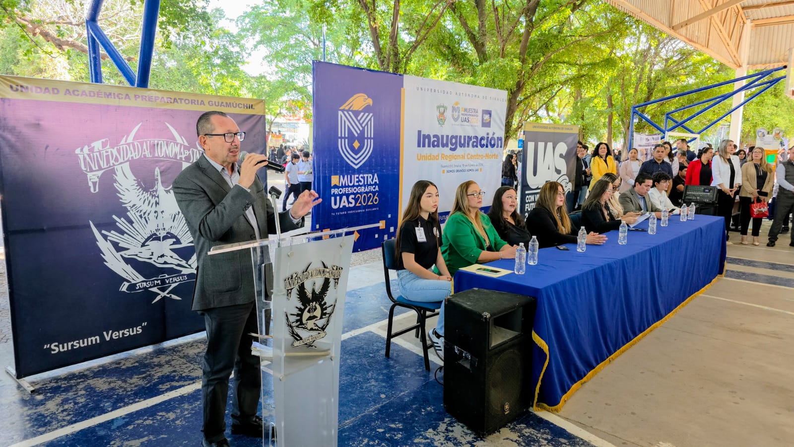 Muestra profesiográfica en la preparatoria Guamúchil de la UAS