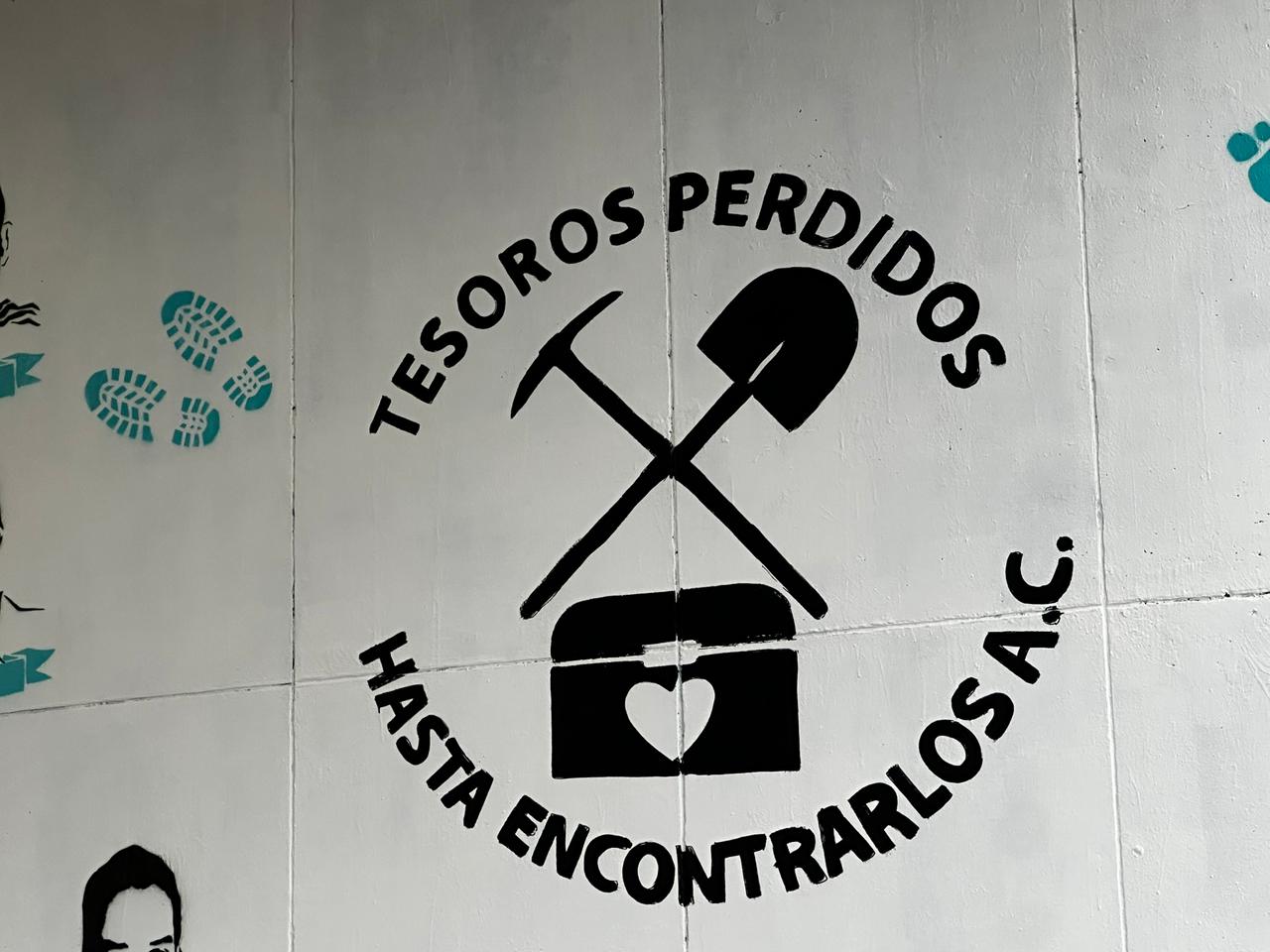 Mural dedicado a personas desaparecidas