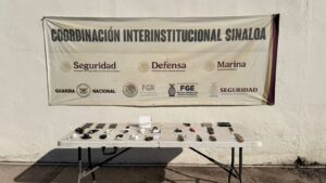 Objetos decomisados en el penal de Aguaruto, Culiacán