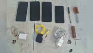 Objetos decomisados en el penal de Aguaruto, Culiacán, Sinaloa