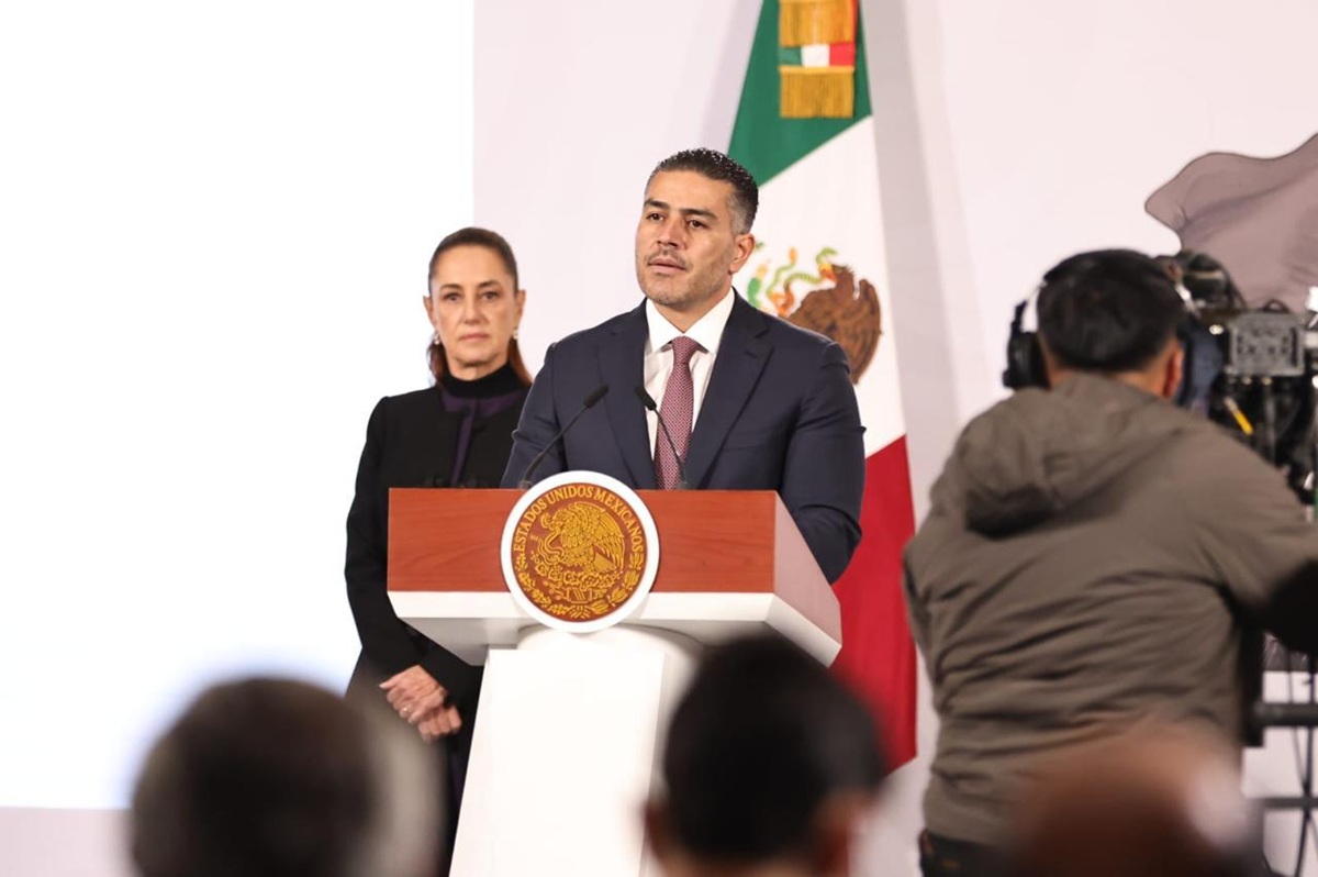 Omar García Harfuch y Claudia Sheinaum