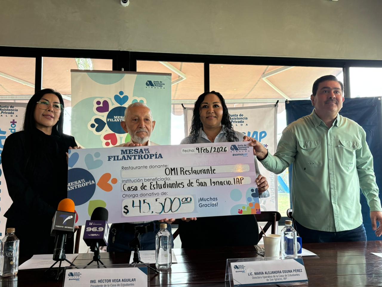 OMI Café entrega donativo a Casa del Estudiante en San Ignacio