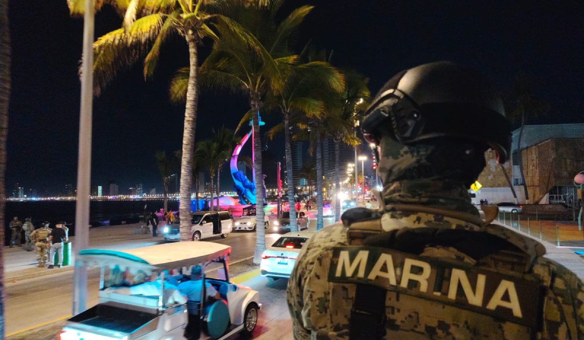 Operativo de la Marina en el Carnaval de Mazatlán 2026