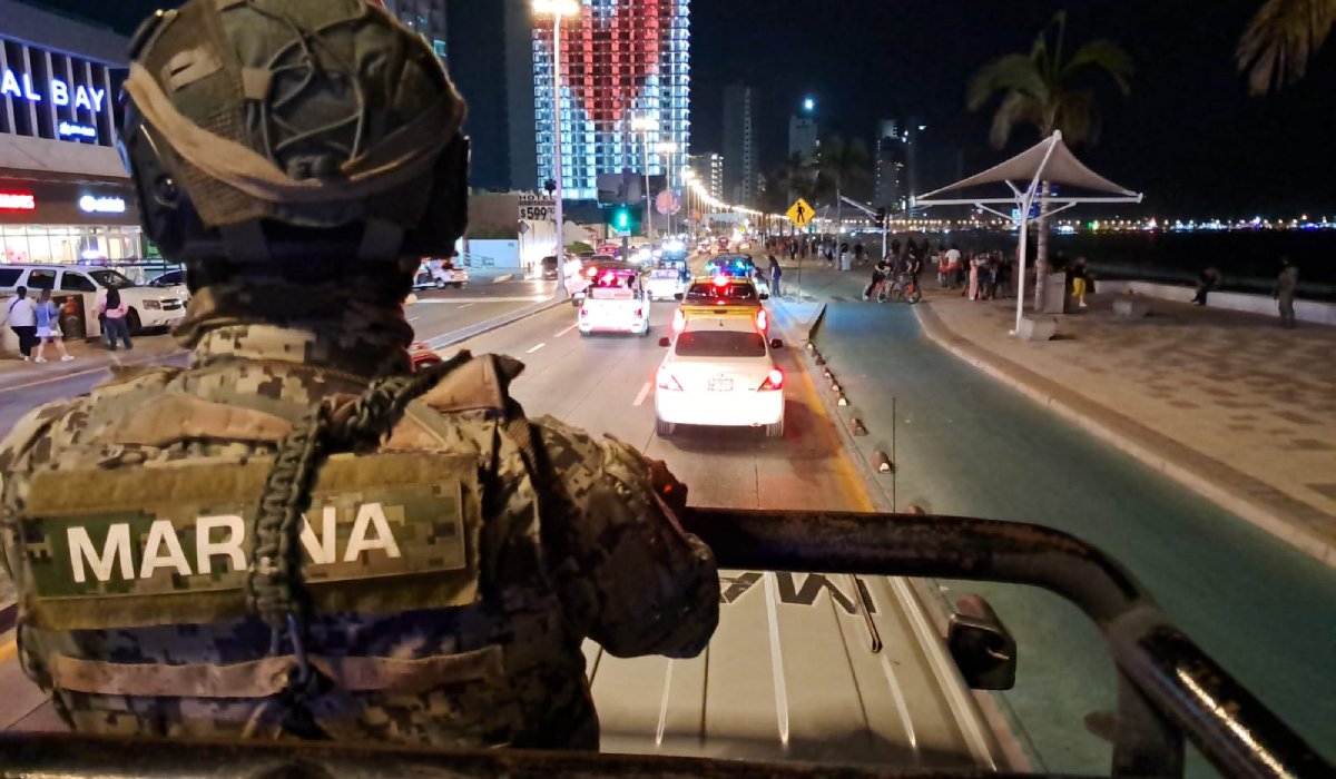 Operativo de la Marina en el Carnaval de Mazatlán 2026
